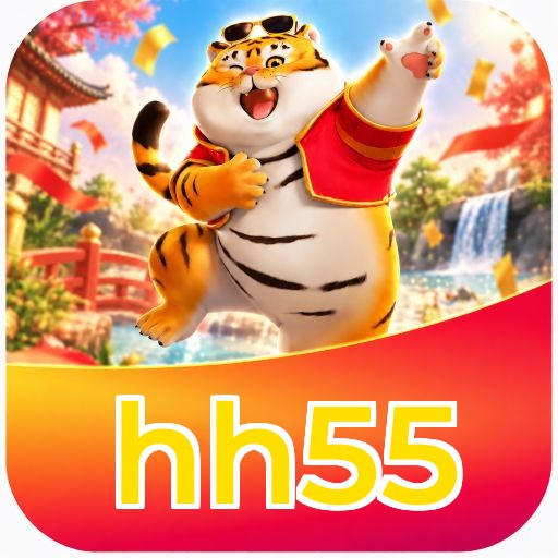 Interface da plataforma hh55 mostrando slots populares e bônus de boas-vindas